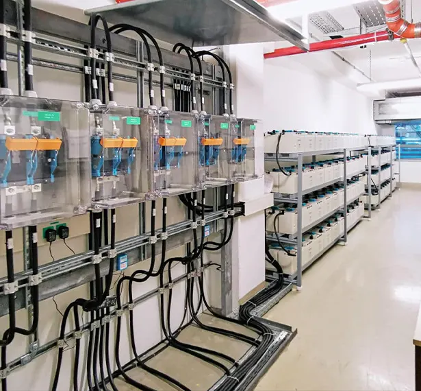 Batterieanlage bei einem Kunden im Raum München